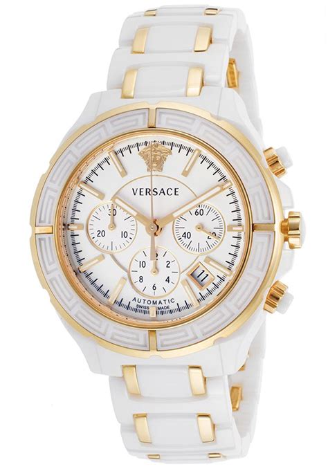 versace white ceramic watch|versace watches clearance.